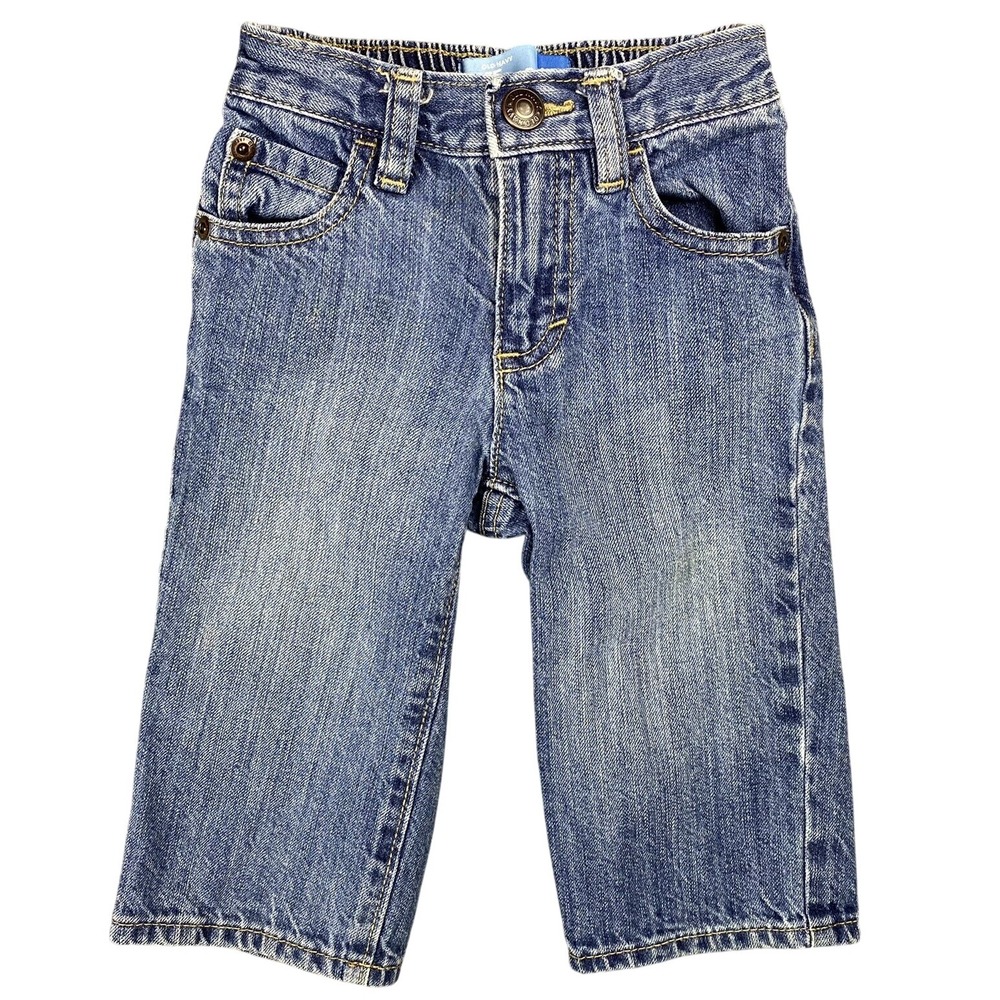 Old‎ Navy Jeans Toddler 12-18M Loose Ample Baggy Elastic Waist Cotton